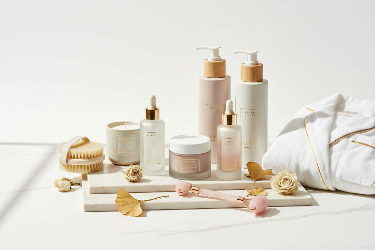 Beauty and personal care collection featuring skincare, beauty and hair care essentials by Vanshelle