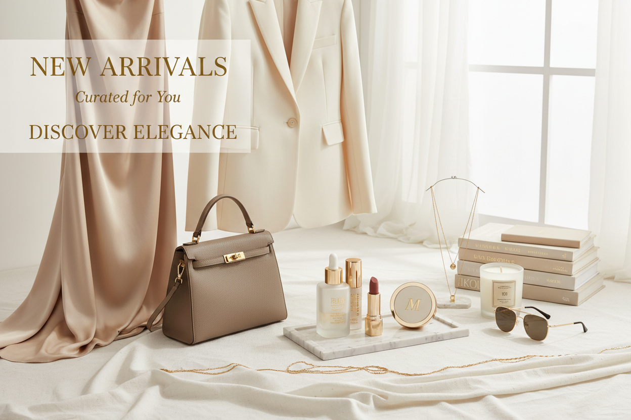 New arrivals collection featuring the latest fashion, accessories and lifestyle products at Vanshelle