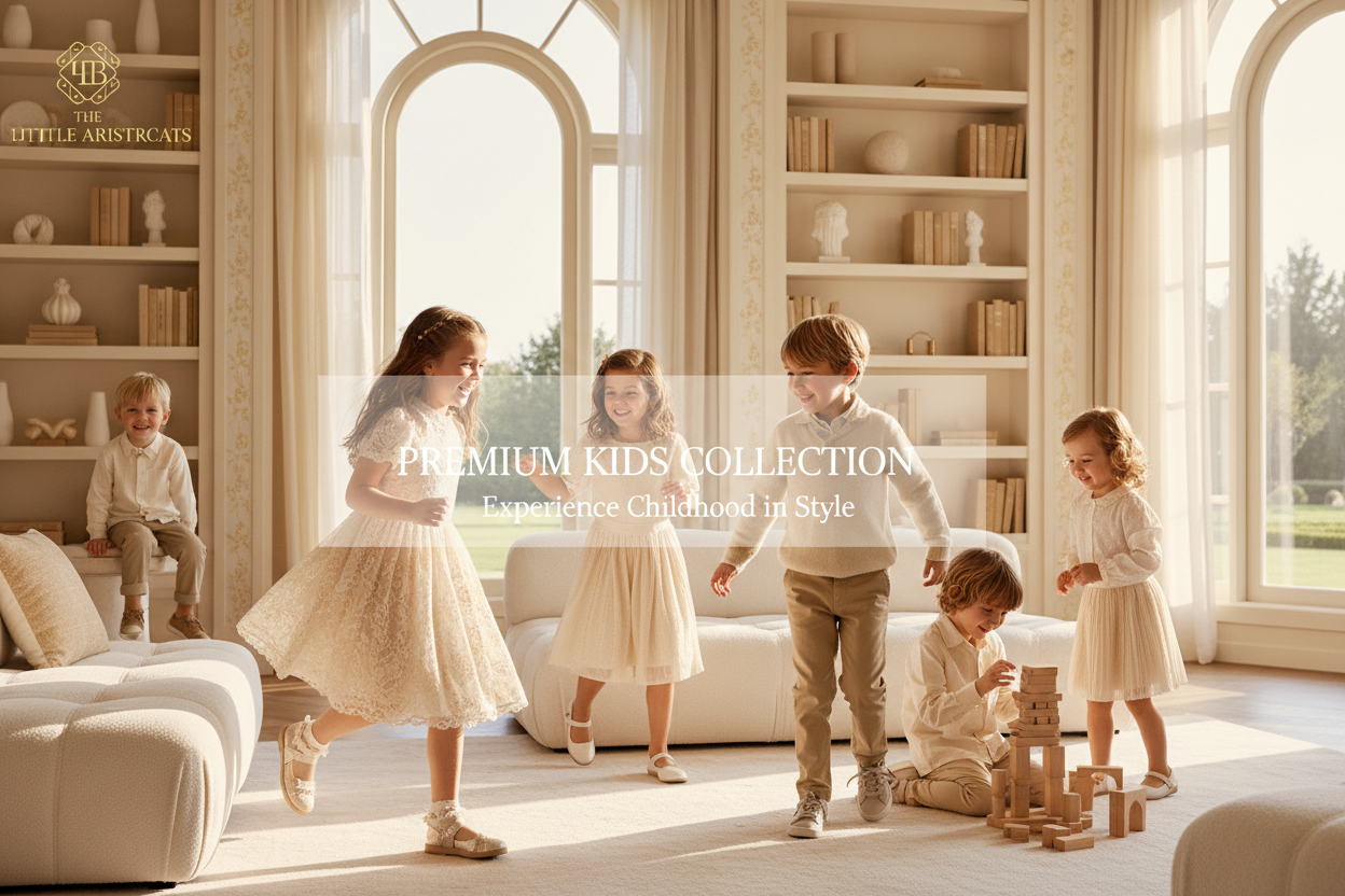 Kids collection featuring children's clothing, toys and essentials by Vanshelle
