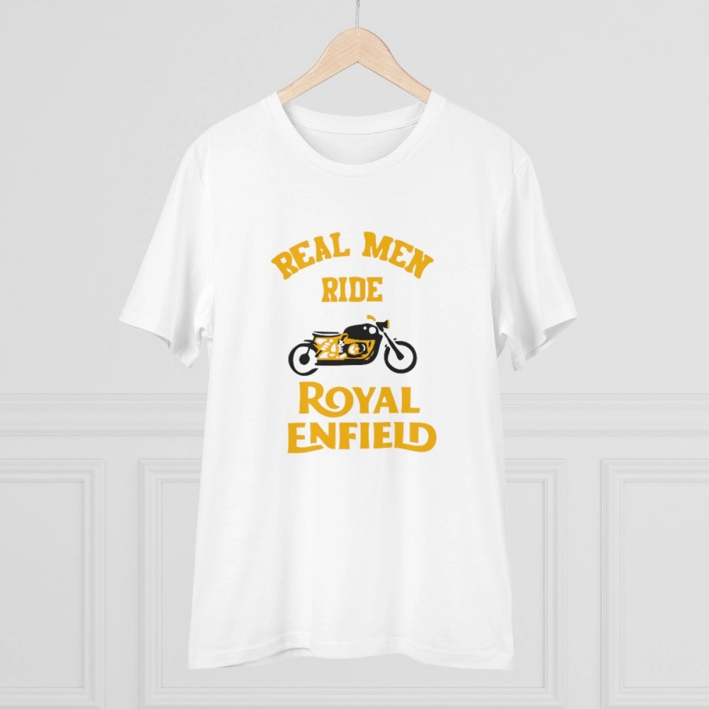 Men's PC Cotton Bike Ride Design Printed T Shirt