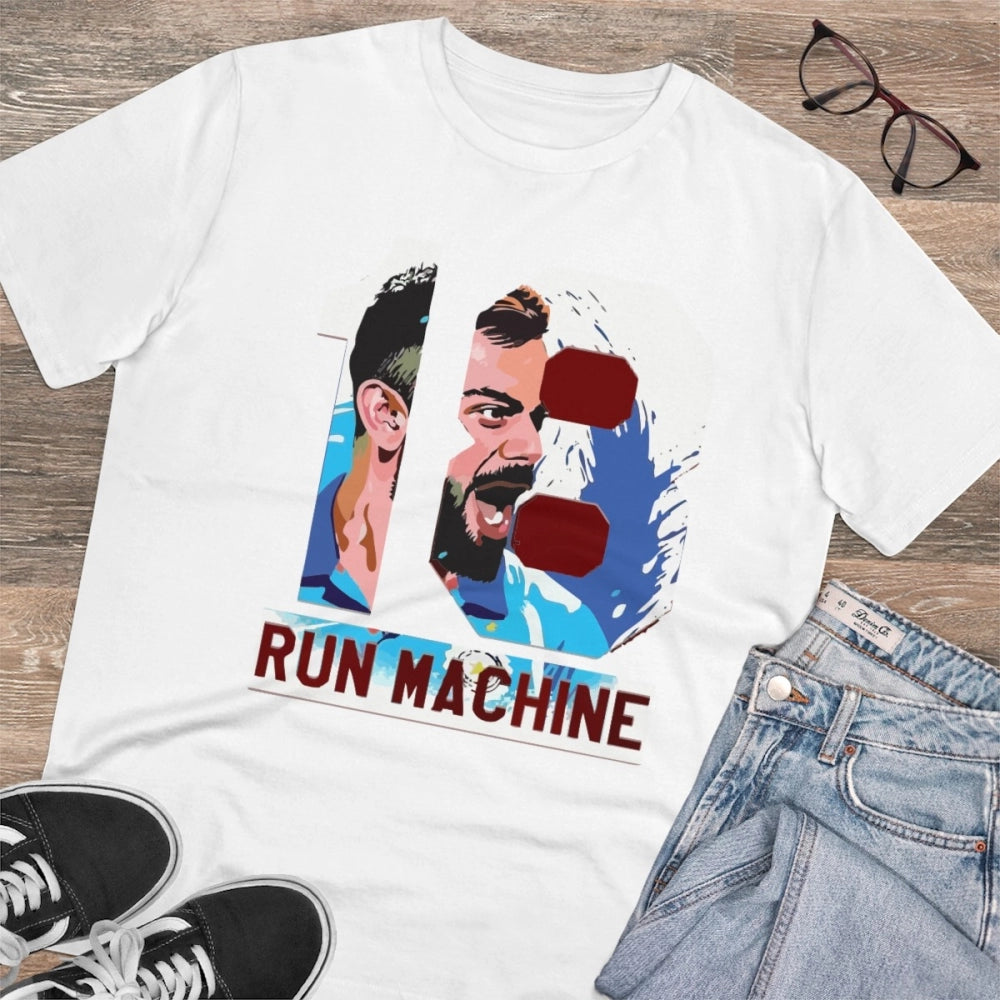 Men's PC Cotton Cricket Design Printed T Shirt