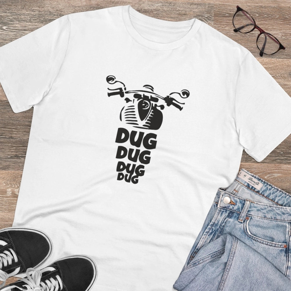 Men's PC Cotton Bike Ride Design Printed T Shirt