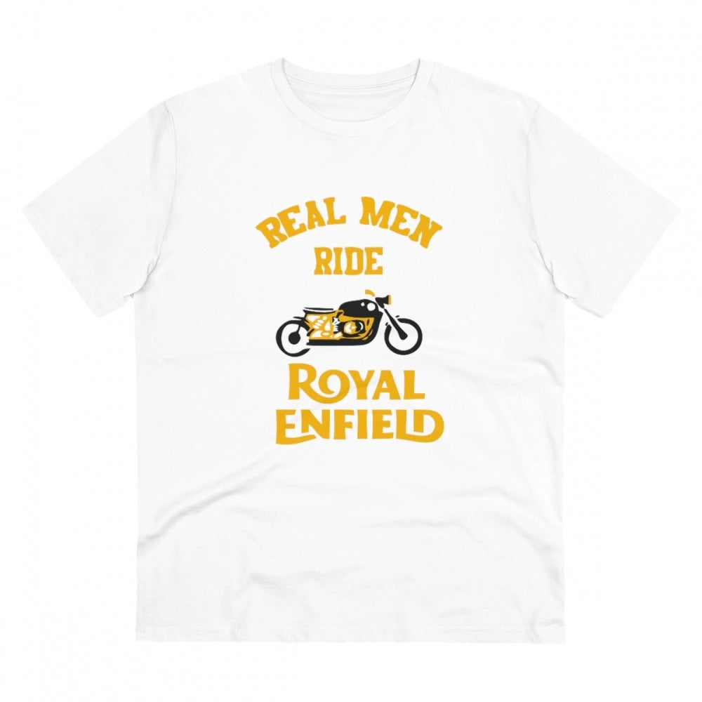 Men's PC Cotton Bike Ride Design Printed T Shirt