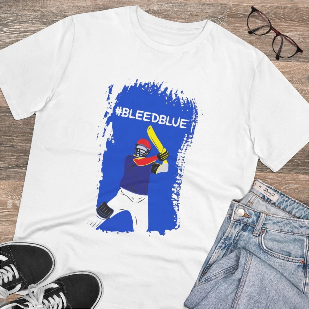 Men's PC Cotton Cricket Design Printed T Shirt