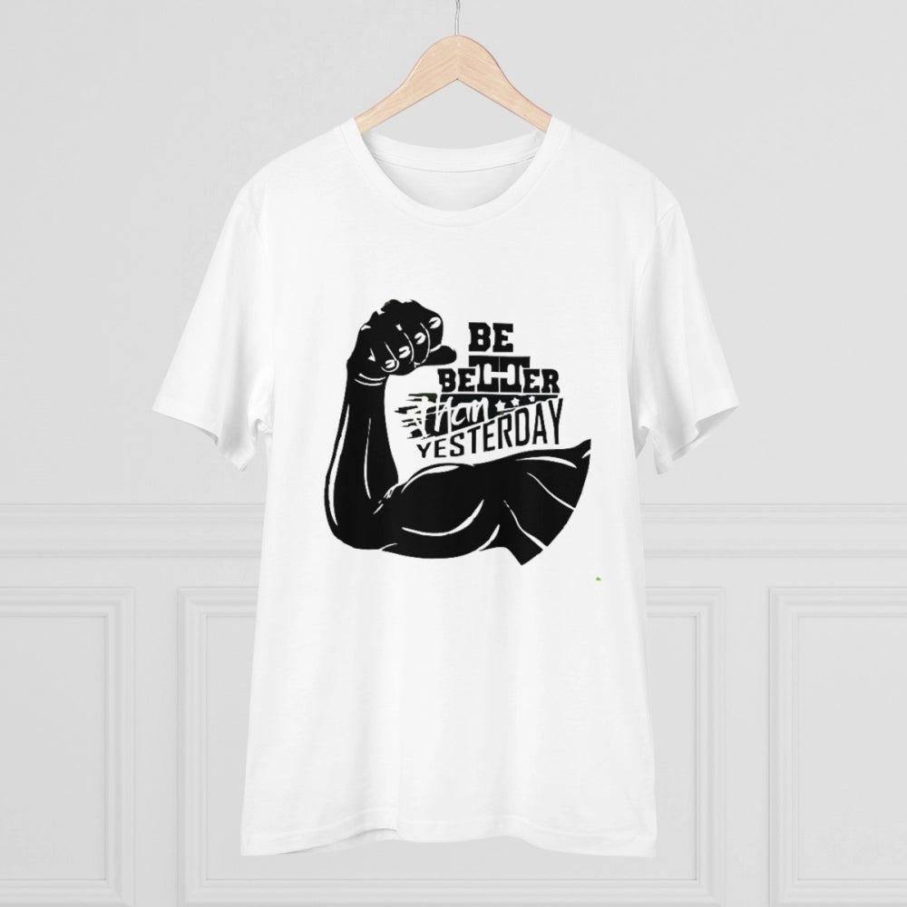 Men'S Pc Cotton Be Beter Than Yesterday Printed T Shirt (Color