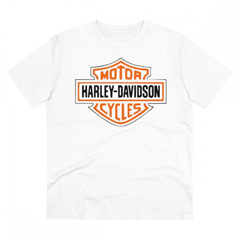 Men's PC Cotton Bike Ride Design Printed T Shirt