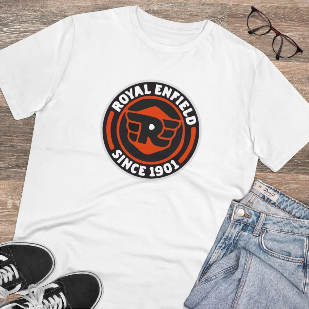 Men's PC Cotton Bike Ride Design Printed T Shirt