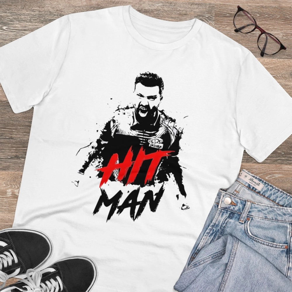 Men's PC Cotton Cricket Design Printed T Shirt
