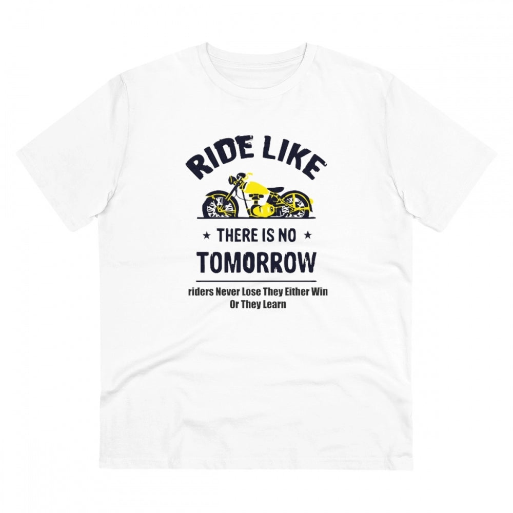 Men's PC Cotton Bike Ride Design Printed T Shirt