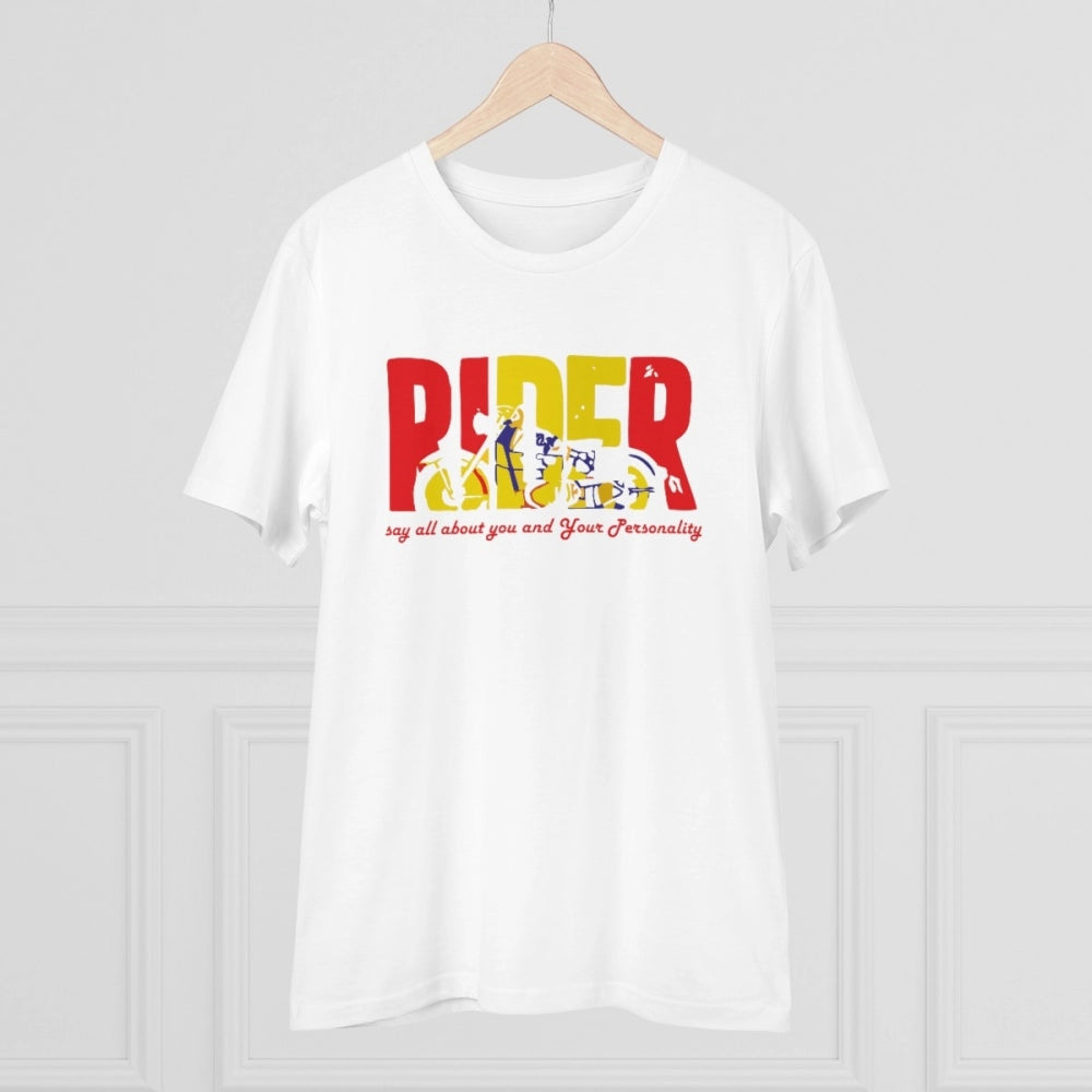 Men's PC Cotton Bike Ride Design Printed T Shirt