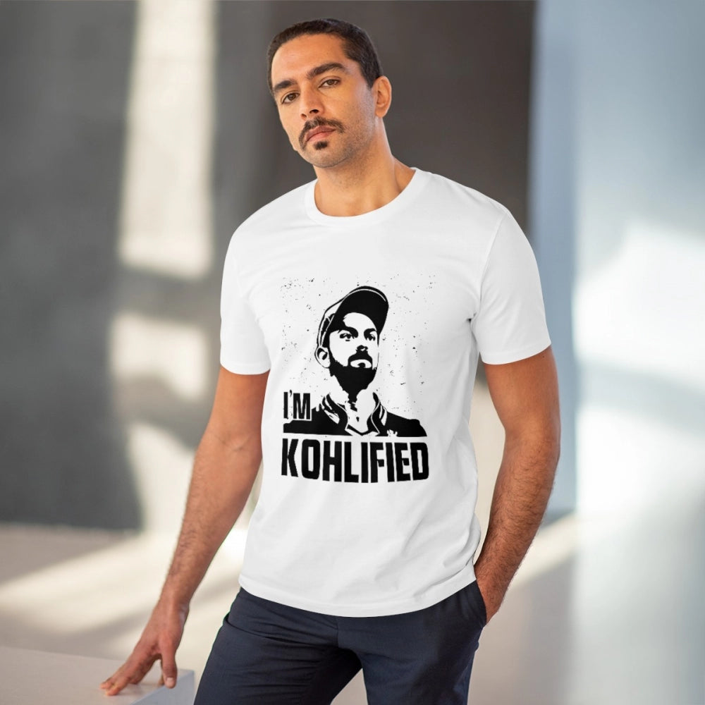 Men's PC Cotton Cricket Design Printed T Shirt