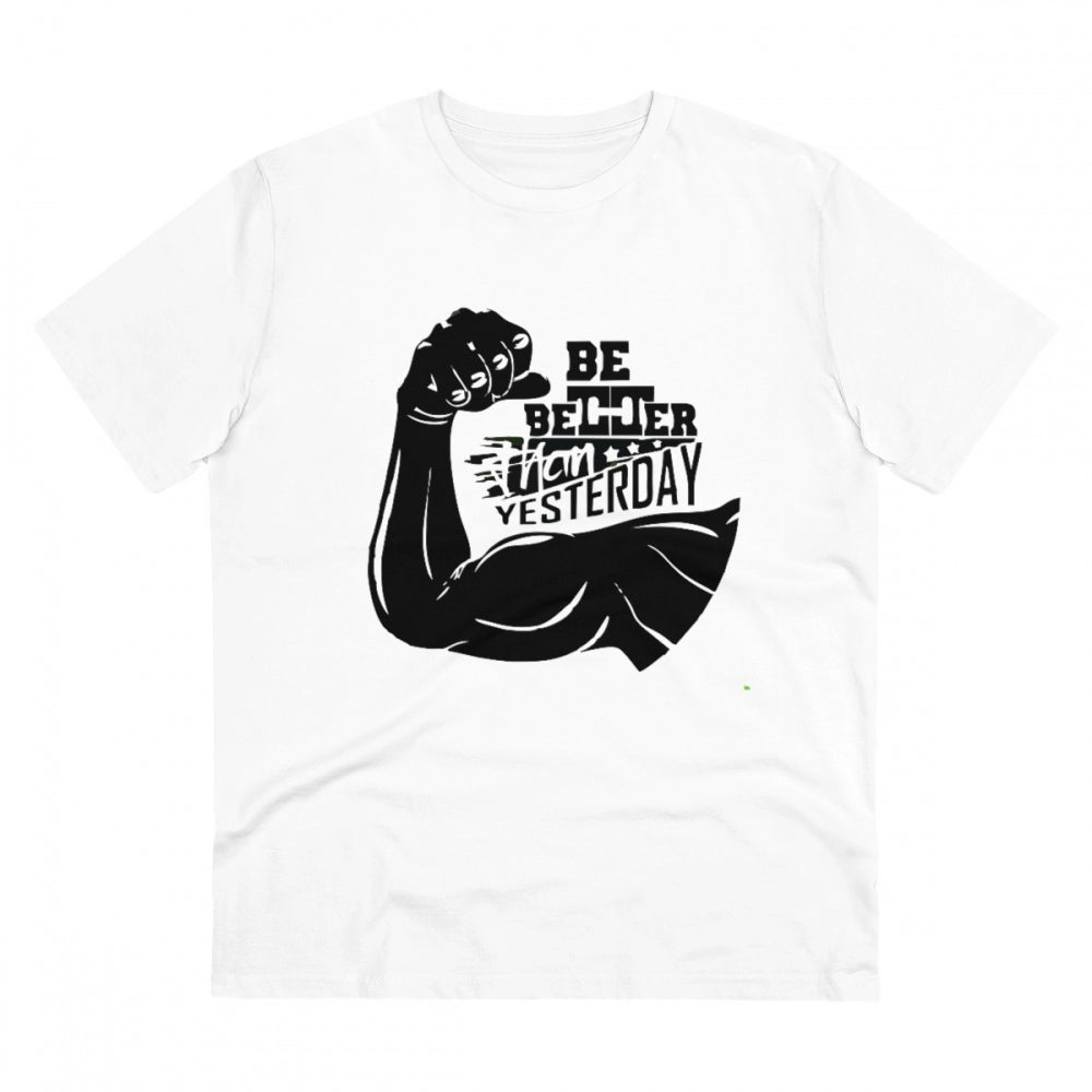 Men'S Pc Cotton Be Beter Than Yesterday Printed T Shirt (Color