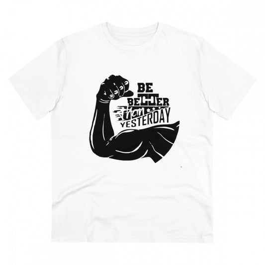 Men'S Pc Cotton Be Beter Than Yesterday Printed T Shirt (Color