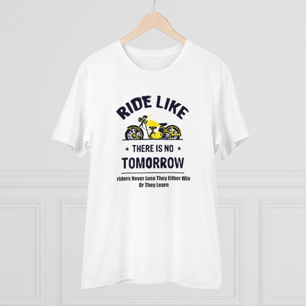 Men's PC Cotton Bike Ride Design Printed T Shirt