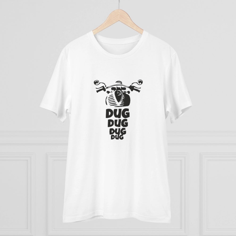 Men's PC Cotton Bike Ride Design Printed T Shirt