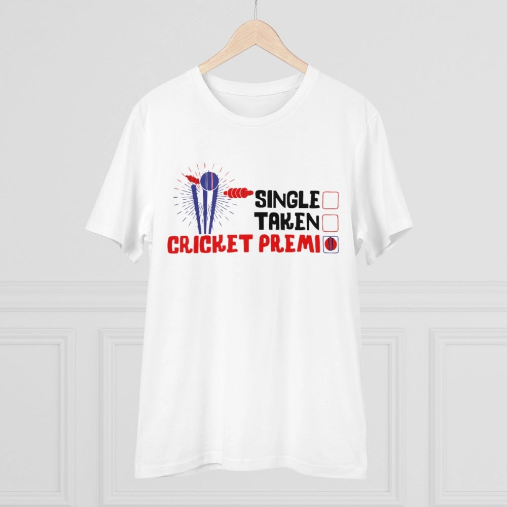 Men's PC Cotton Cricket Design Printed T Shirt