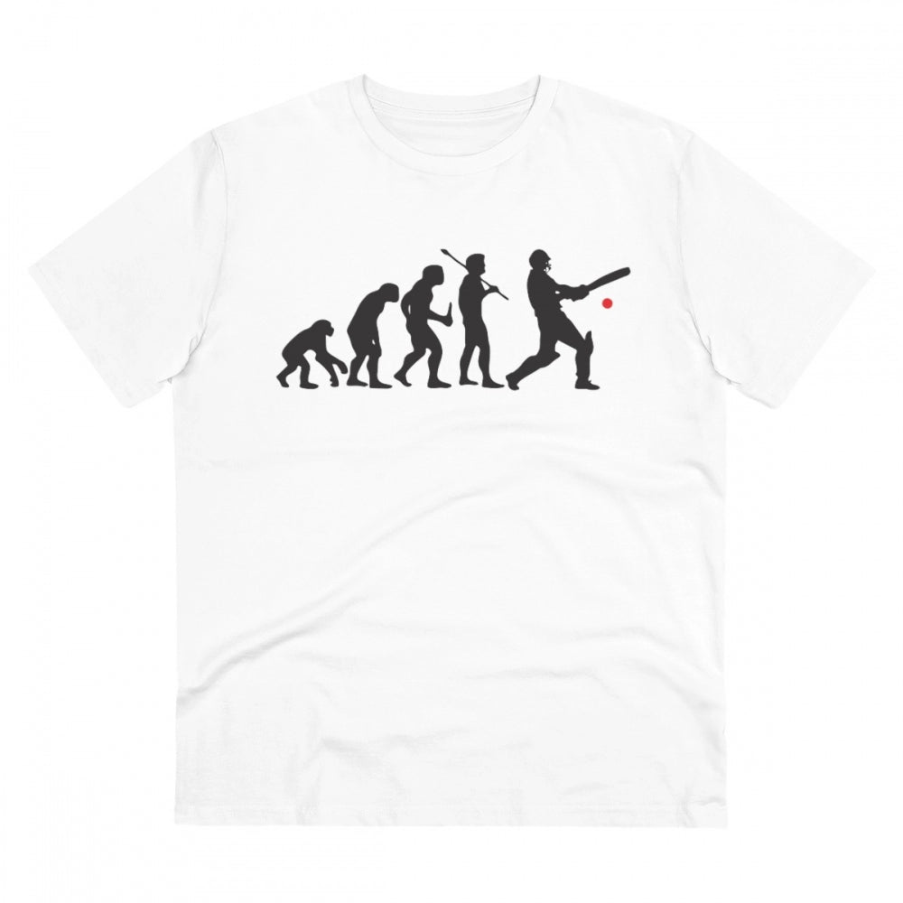Men's PC Cotton Cricket Design Printed T Shirt