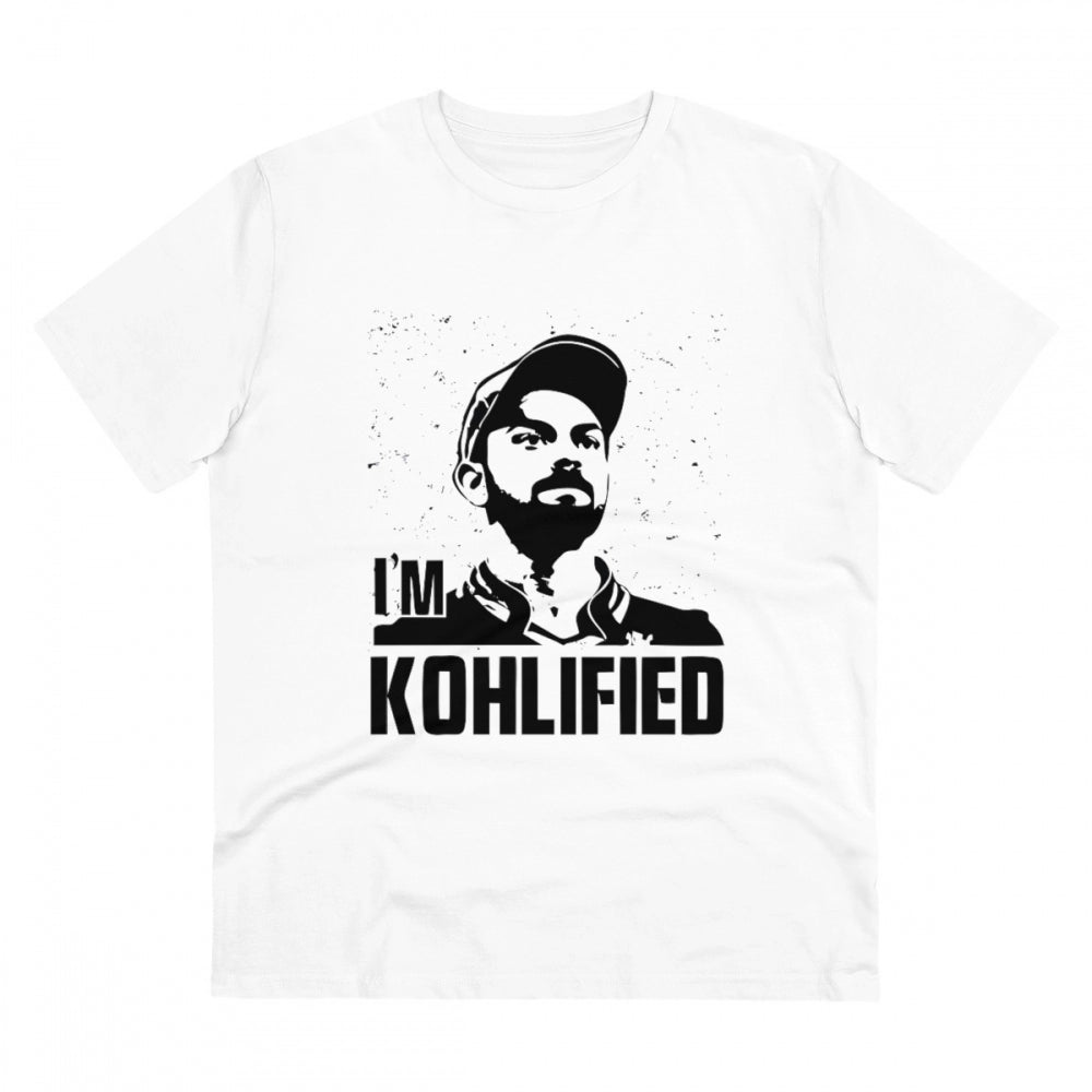 Men's PC Cotton Cricket Design Printed T Shirt