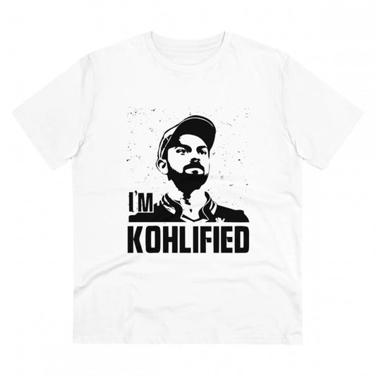 Men's PC Cotton Cricket Design Printed T Shirt
