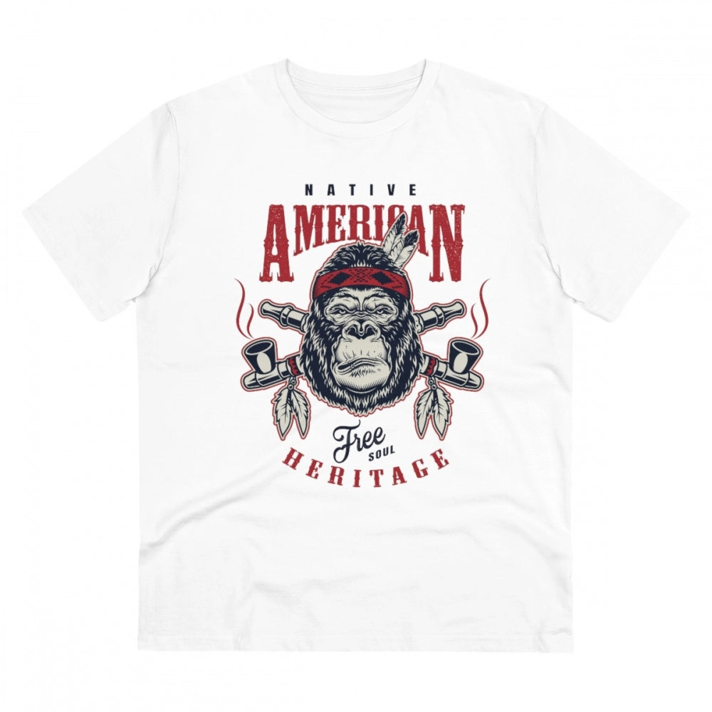 Men's PC Cotton Gorila Desing Printed T Shirt