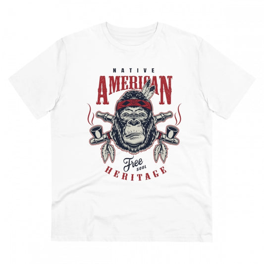 Men's PC Cotton Gorila Desing Printed T Shirt