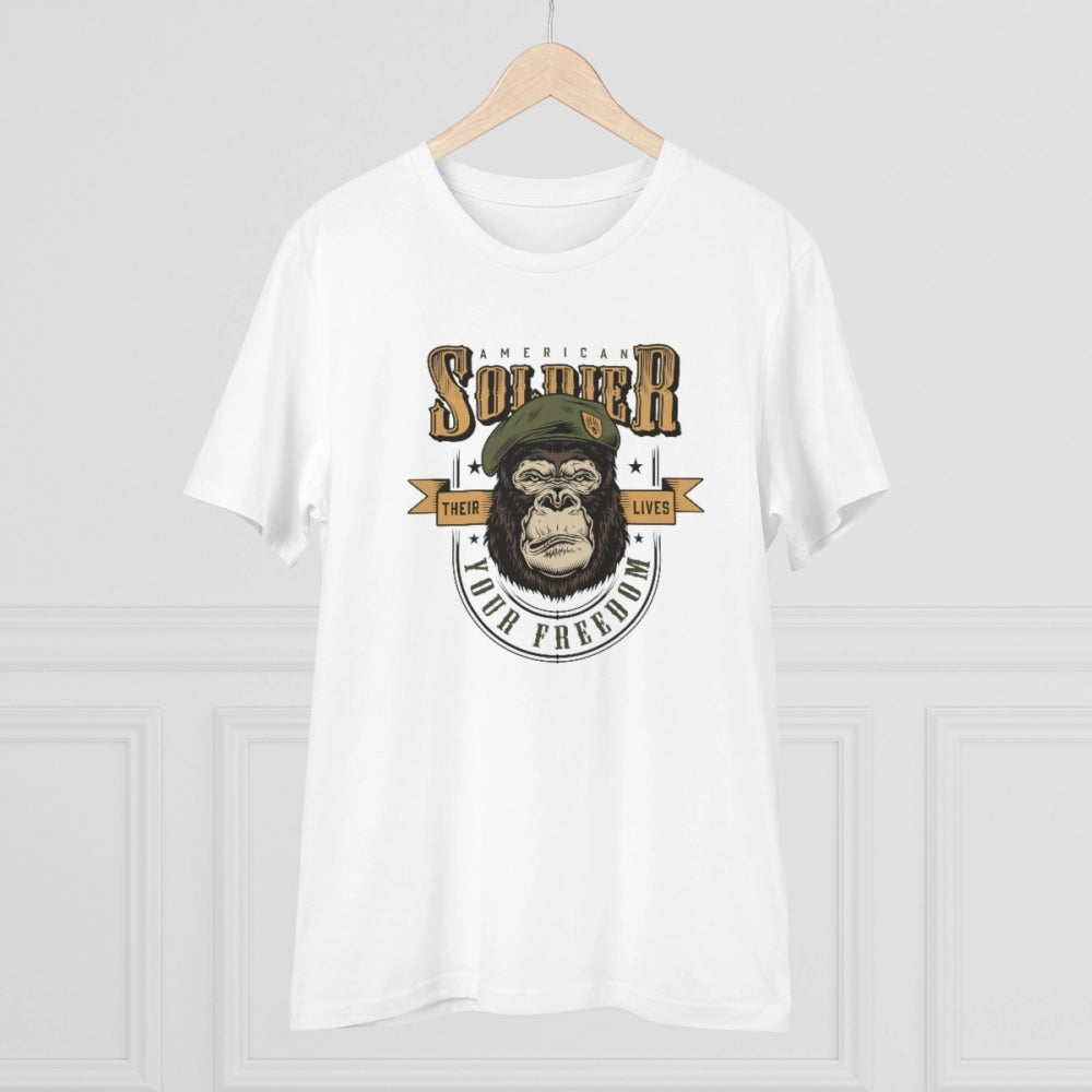 Men's PC Cotton Gorila Desing Printed T Shirt