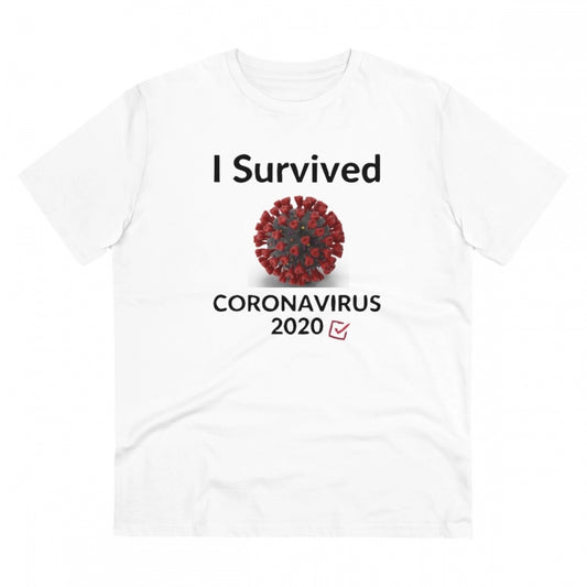 Men'S Pc Cotton I Survived Corornavirus 2020 Printed T Shirt (