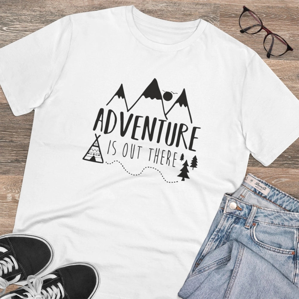 Men's PC Cotton Explore The Unseen Printed T Shirt