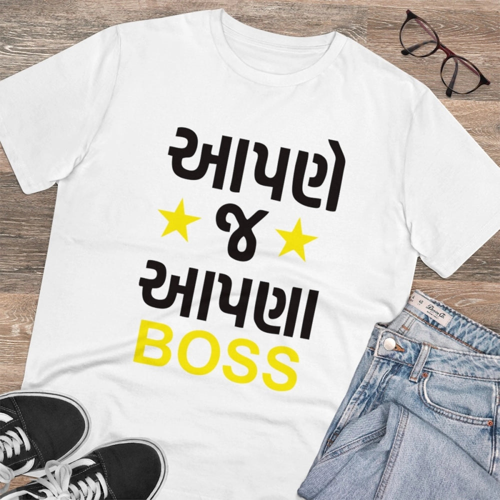 Men's PC Cotton Aapne J Aapna Boss Printed T Shirt