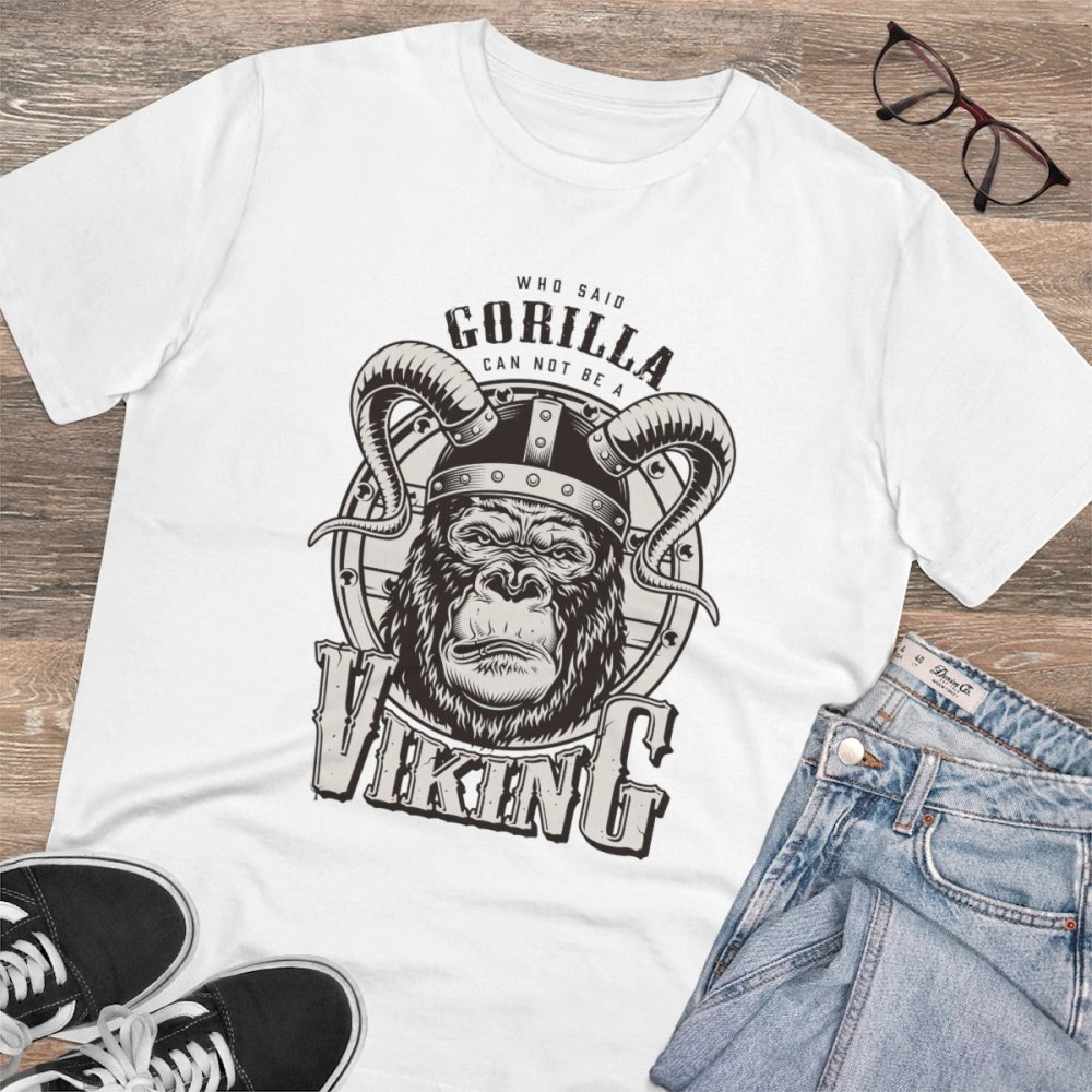 Men's PC Cotton Gorila Desing Printed T Shirt