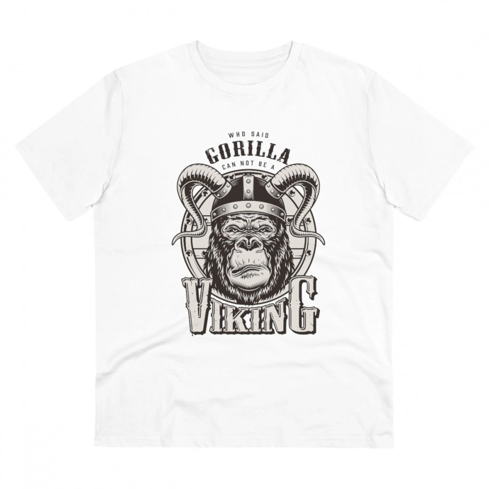 Men's PC Cotton Gorila Desing Printed T Shirt