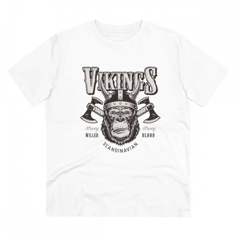 Men's PC Cotton Gorila Desing Printed T Shirt