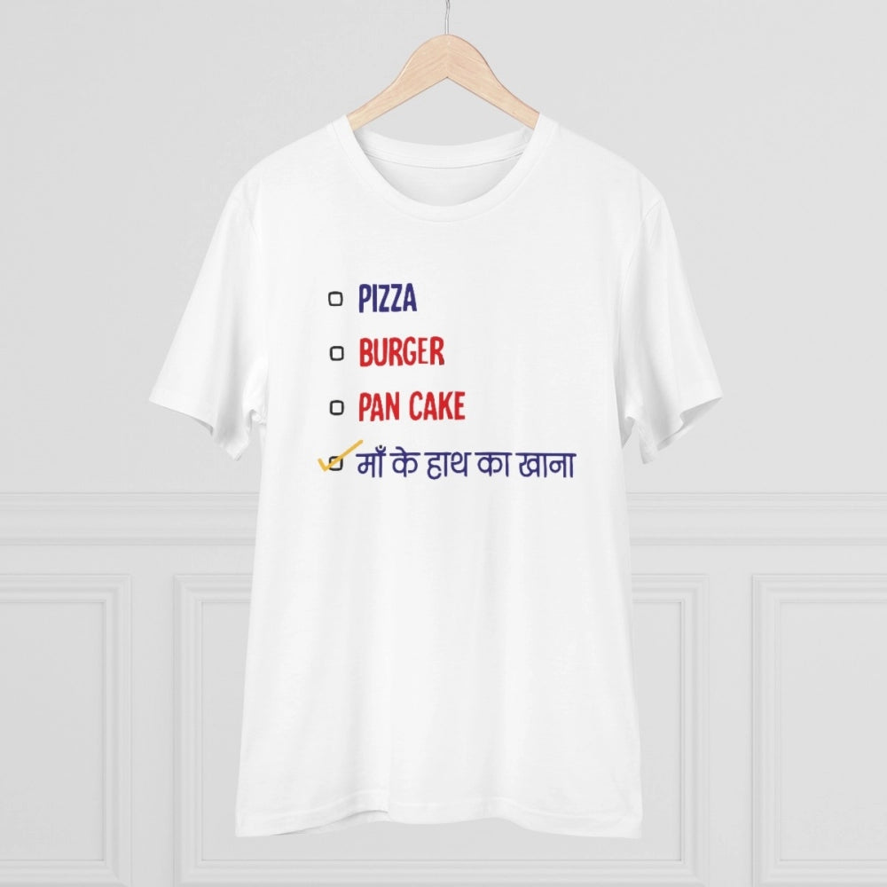 Men'S Pc Cotton Pizza Burger Pan Cake Maa Ke Hath Ka Khana Pri