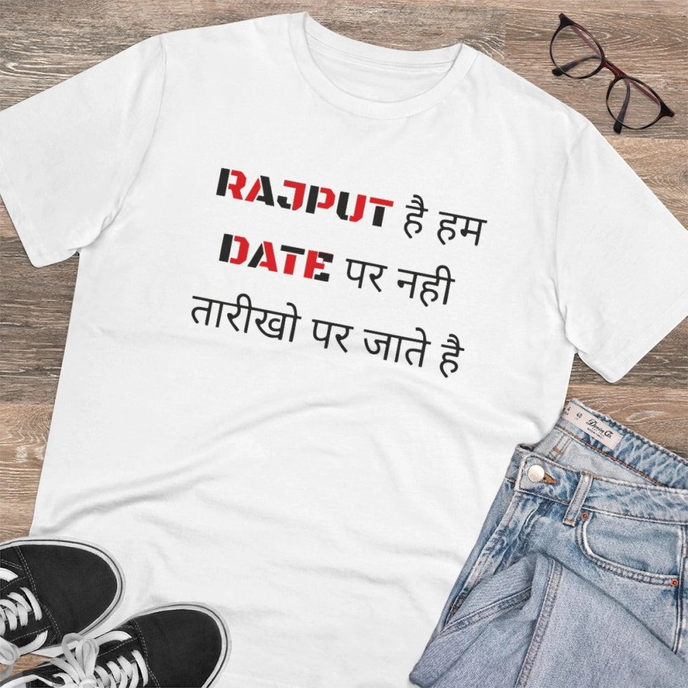 Men'S Pc Cotton Rajput Hai Hum Date Par Nahi Tarikho Par Jate