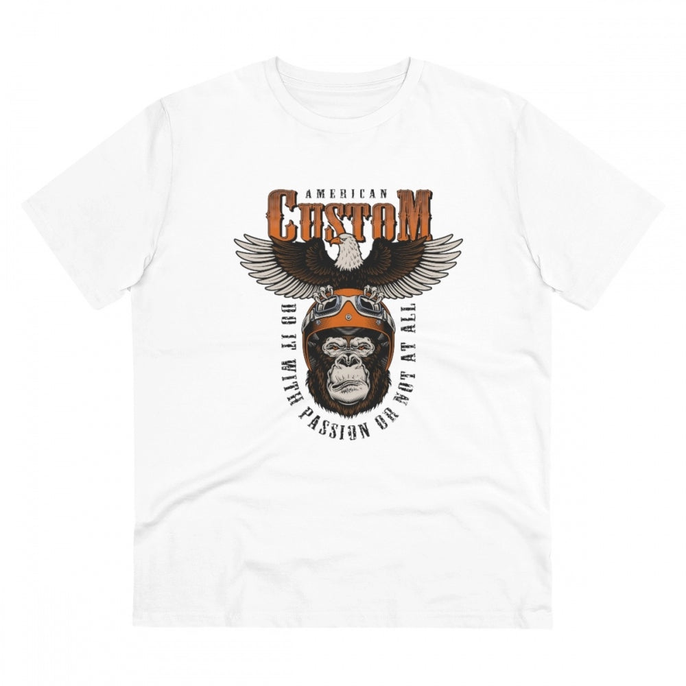 Men's PC Cotton Gorila Desing Printed T Shirt