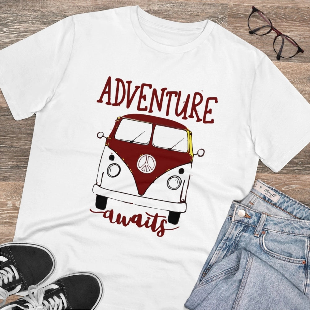 Men's PC Cotton Explore The Unseen Printed T Shirt