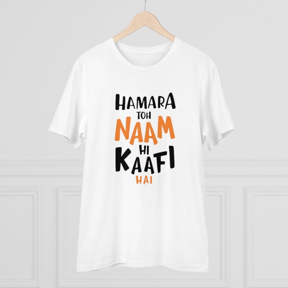 Men'S Pc Cotton Hamara To Name Hi Kaafi Hai Printed T Shirt (C