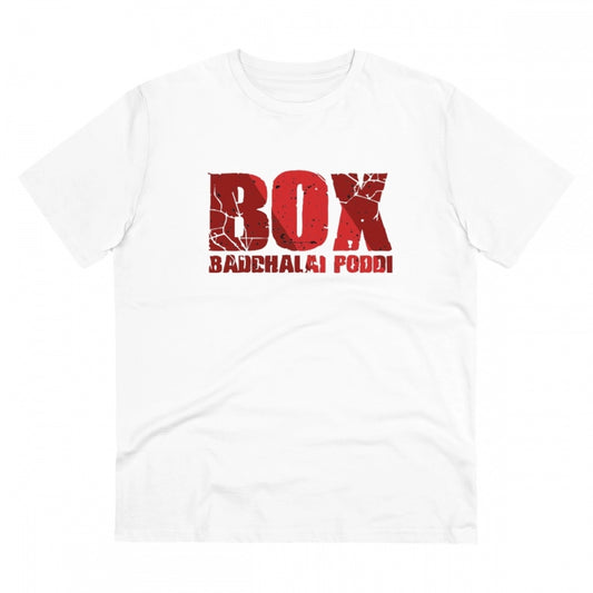 Men's PC Cotton Telugu Desing Printed T Shirt