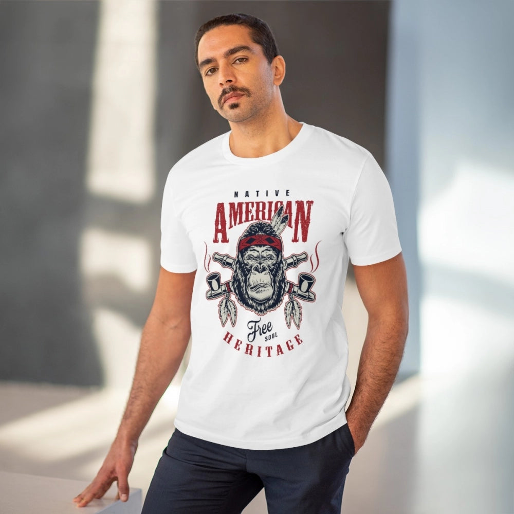 Men's PC Cotton Gorila Desing Printed T Shirt