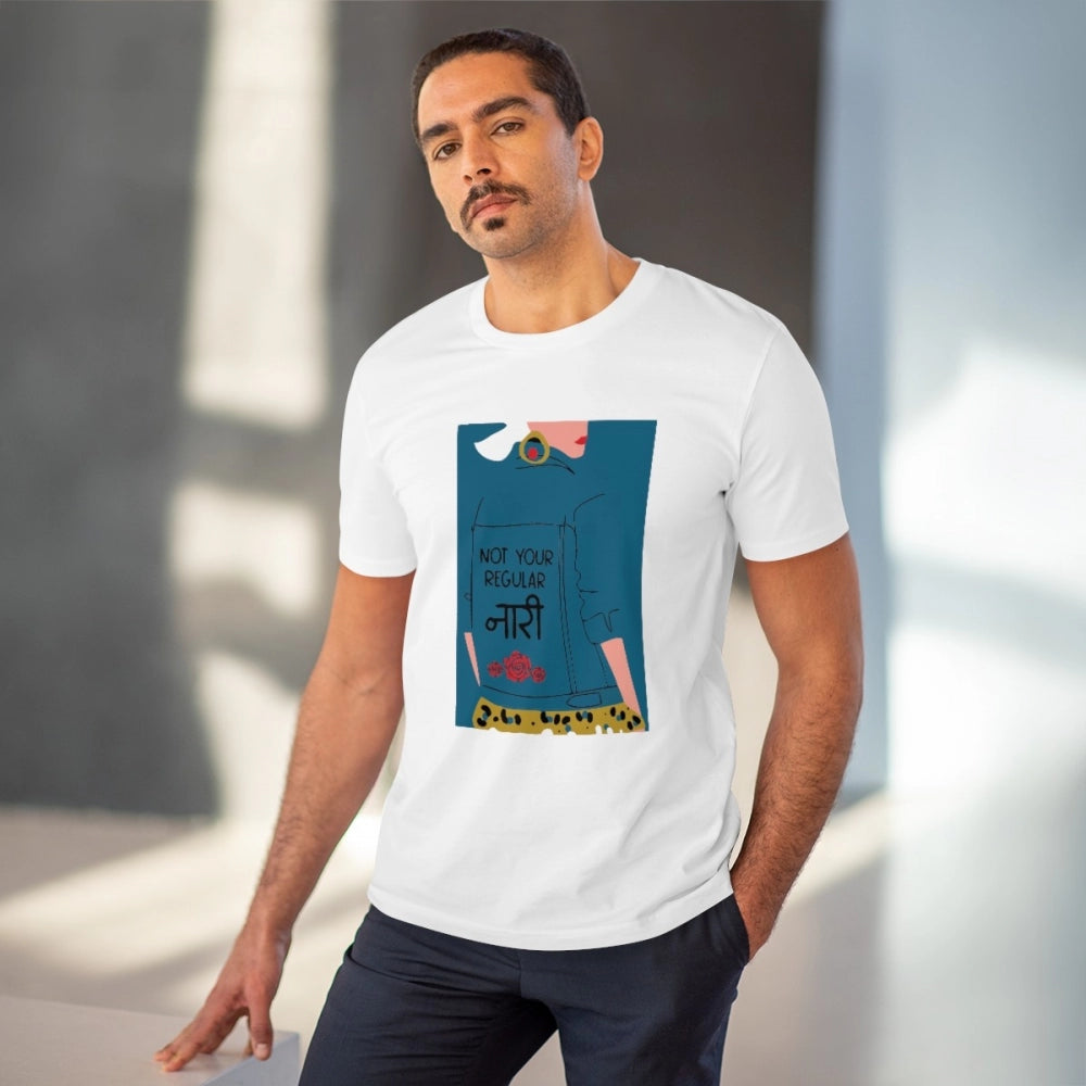 Men'S Pc Cotton Not Your Regular Naari Printed T Shirt (Color