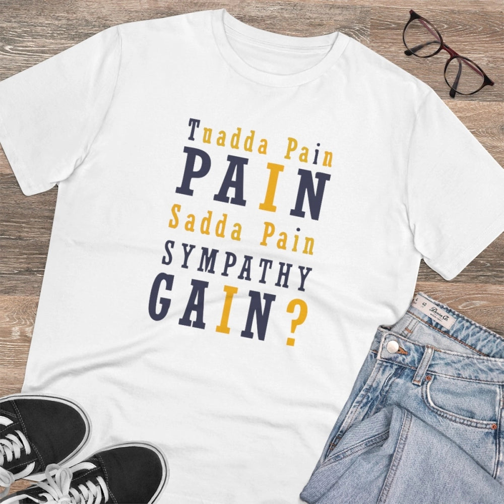 Men'S Pc Cotton Tuadda Pain Pain Sadda Pain Sympathy Gain Prin