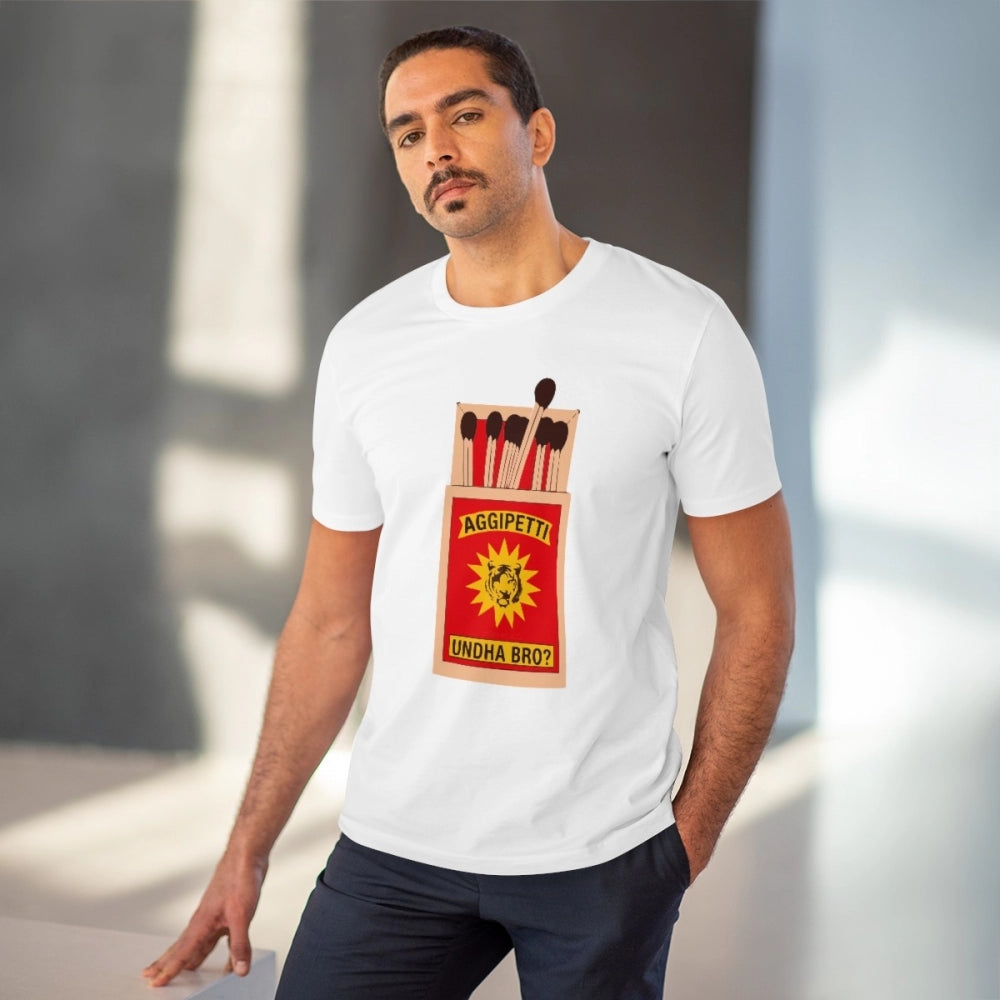 Men's PC Cotton Telugu Desing Printed T Shirt