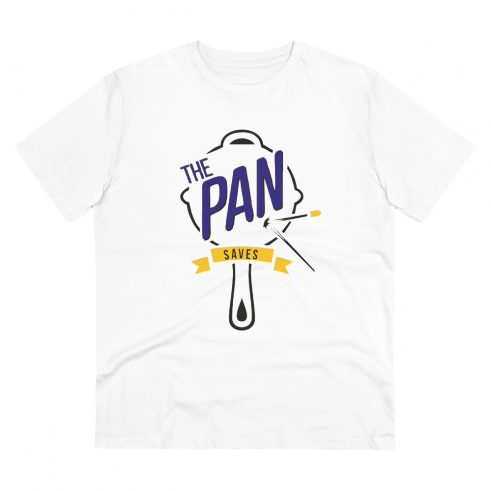 Men'S Pc Cotton The Pan Pubg Printed T Shirt (Color: White, Th