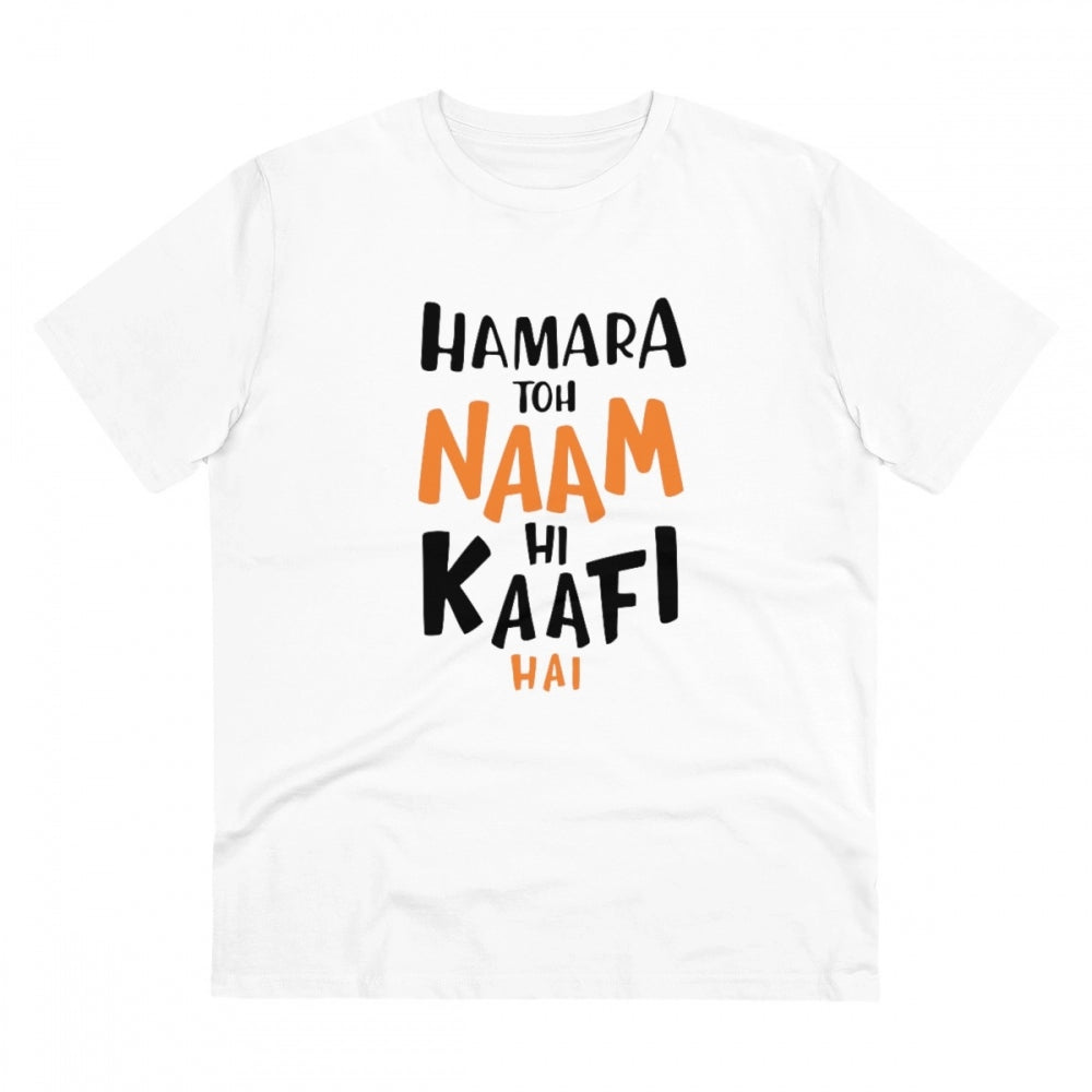 Men'S Pc Cotton Hamara To Name Hi Kaafi Hai Printed T Shirt (C