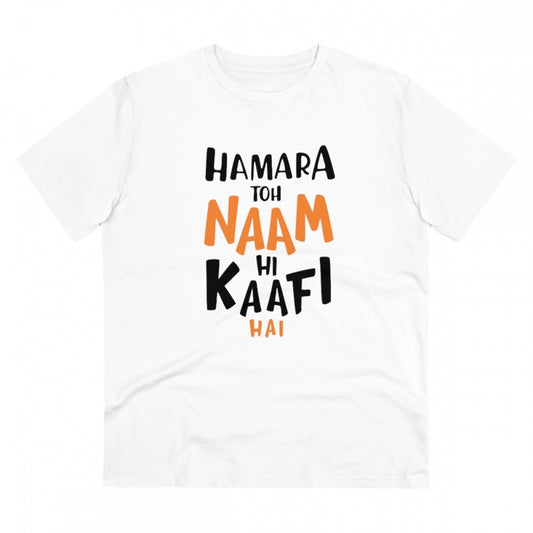 Men'S Pc Cotton Hamara To Name Hi Kaafi Hai Printed T Shirt (C