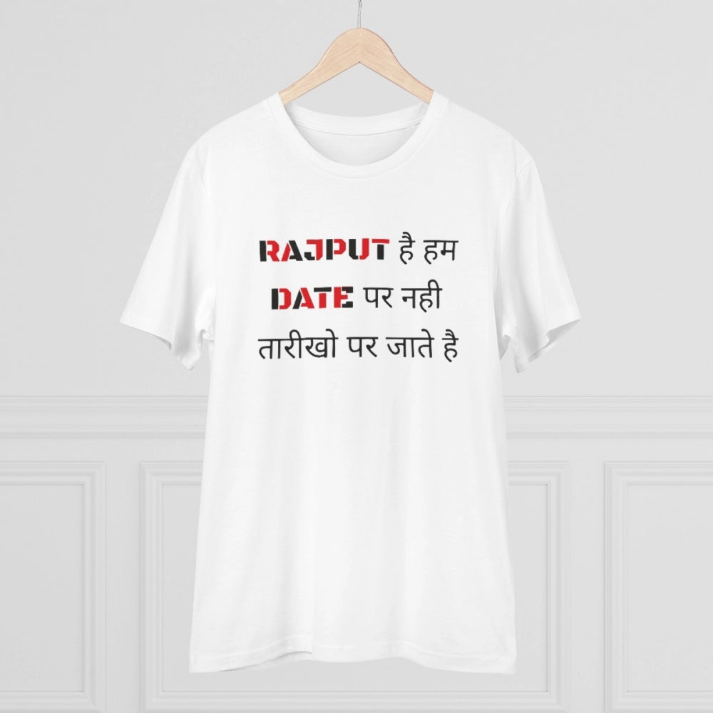 Men'S Pc Cotton Rajput Hai Hum Date Par Nahi Tarikho Par Jate