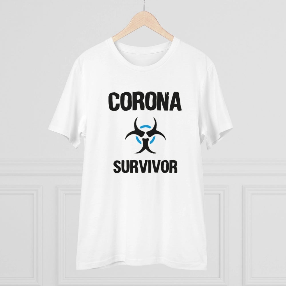Men's PC Cotton Corona Survivor Printed T Shirt
