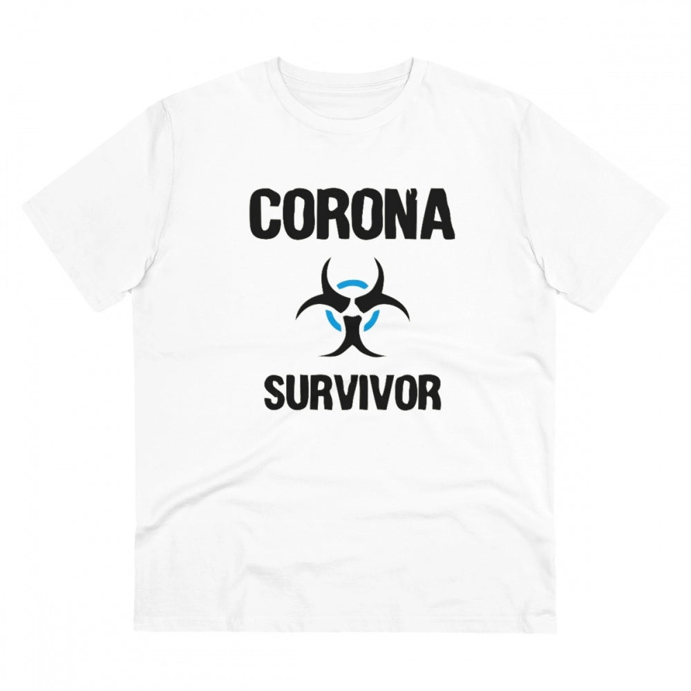 Men's PC Cotton Corona Survivor Printed T Shirt