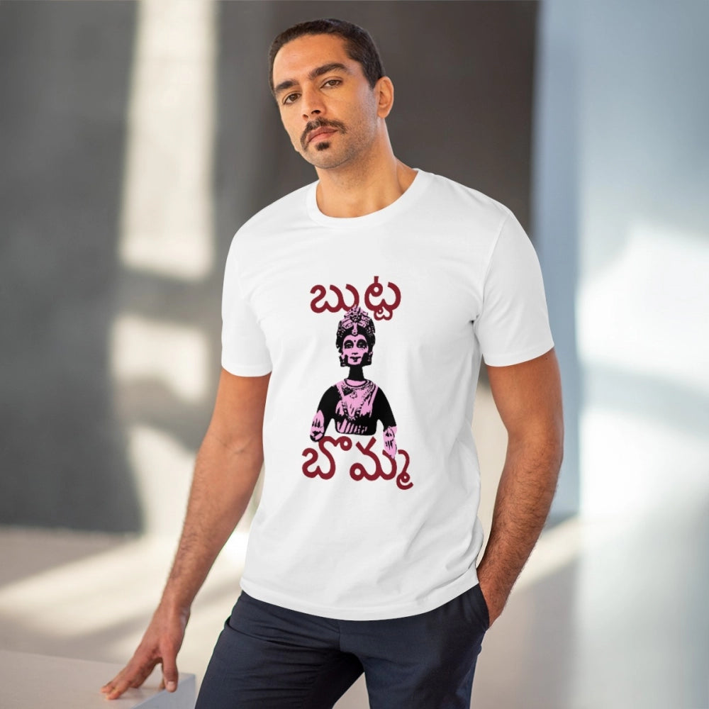 Men's PC Cotton Telugu Desing Printed T Shirt