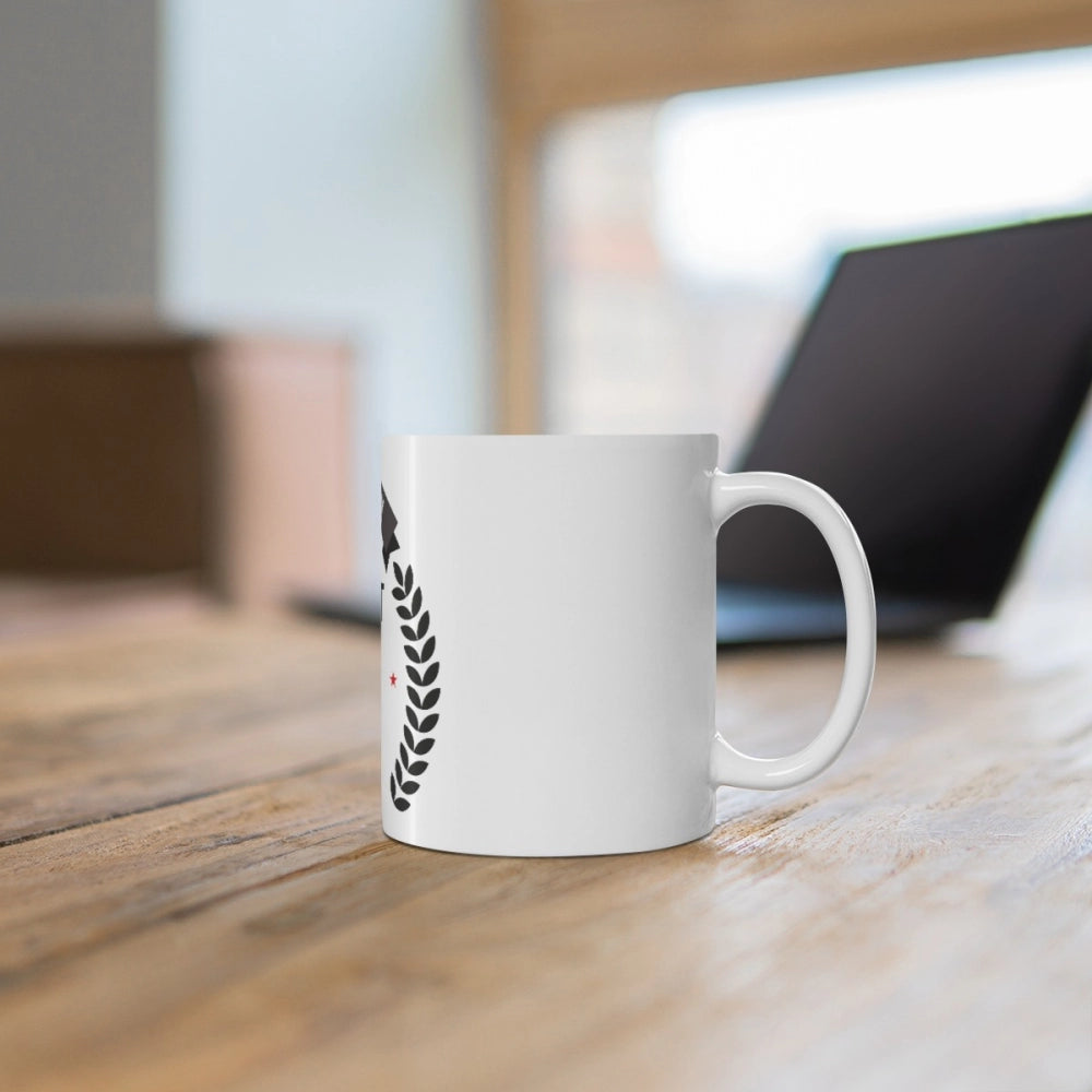 Ceramic 3Rd Anniversary Printed Coffee Mug (Color: White, Capa